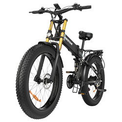 Quality Mechanical Disc Brake 26inch Folding Fat Tire Electric Bike For Holiday for sale