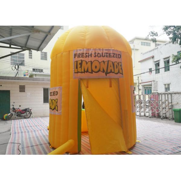Quality Lightweight Inflatable Lemonade Stand One Door And One Window Long Life Span for sale