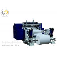 China Automatic thermal paper roll slitting machine, thermal paper roll cutting machine for sale