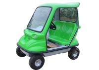 China 350 W DC Motor Electric Sightseeing Car With Double Seats Green Lead Acid Traction Battery factory