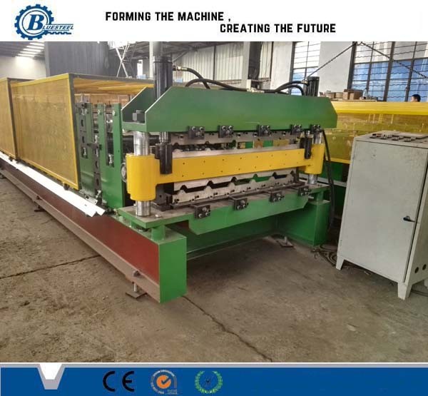 Quality Aluminium Color Coated Metal Roll Forming Machine For Wall And Roof Cladding for sale