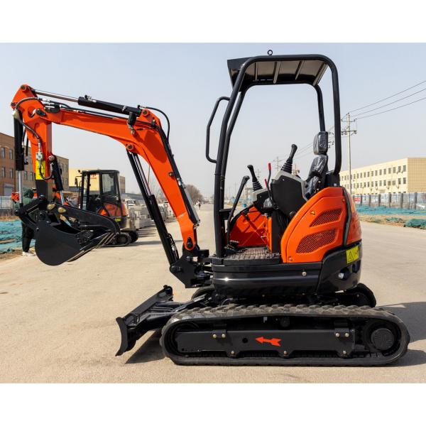 Quality 2500kg Hightop Micro Mini Digger Retractable Shoes Compact Mini Excavator for sale