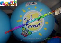 China Sun Inflatable Advertising Model , Yellow Inflatable Helium Balloon For Festival factory