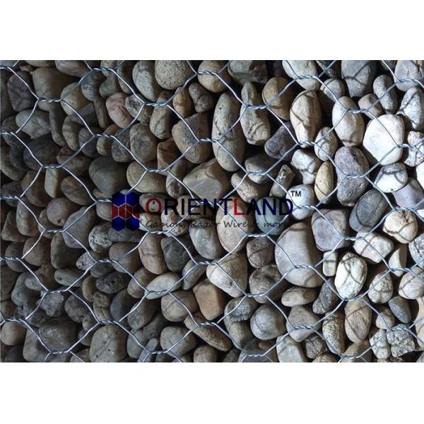 Quality Galvanized Gabion Wall Baskets Stone Boxes For Retaining Wall Construction for sale
