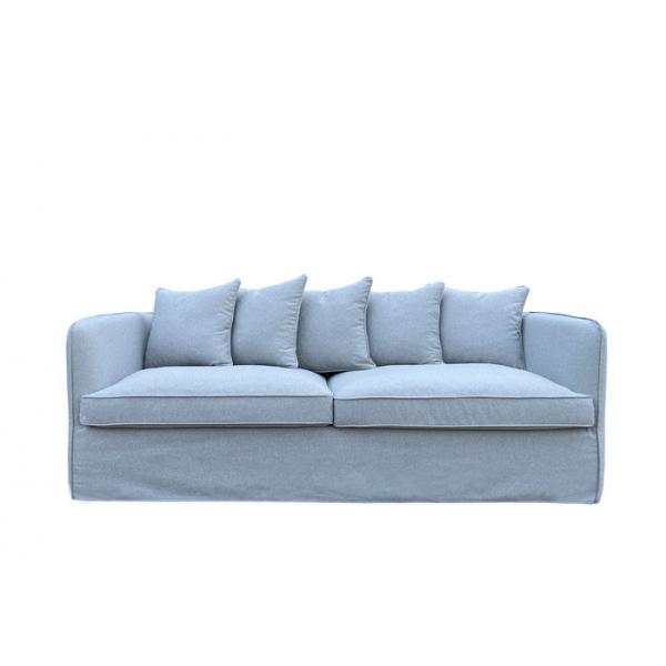 Quality Gray Removable Cover Sofa Three Seater Couch Washable Cushion Covers for sale