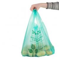 China Colorful 25μM PLA PBAT Biodegradable Plastic Grocery Bags factory