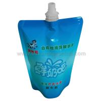 China Food grade Middle Spout Stand up Pouch 250ml for milk Packing,doy packing factory
