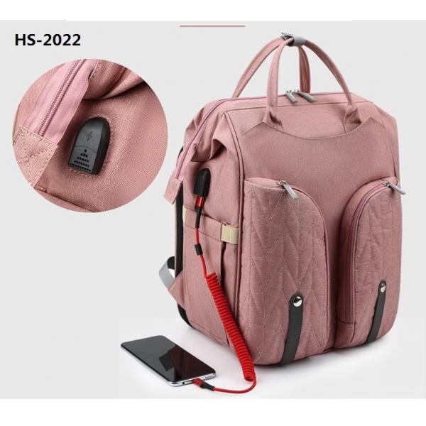Quality Outdoor Activity Nursing Mother Travel Bag With USB OEM ODM for sale