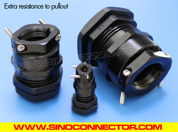 Quality IP68 Polyamide Cable Glands Black (RAL9005) NPT3/8"~NPT1-1/2" with External for sale