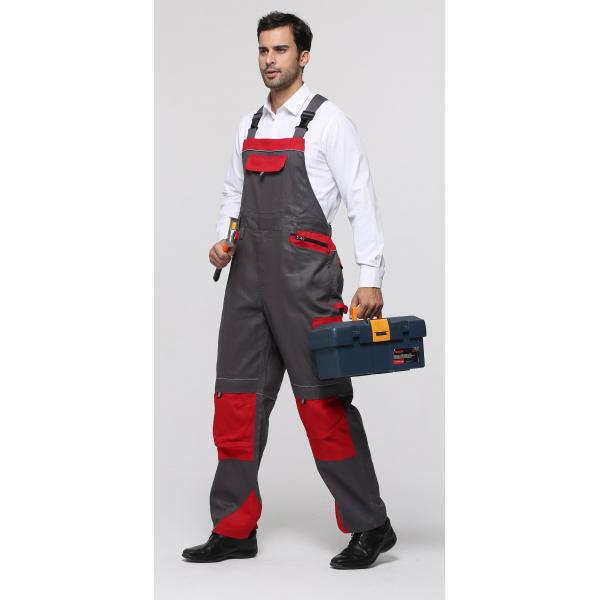 Quality Fashion Industrial Work Uniforms / Safety Work Clothes With Multi Storage for sale