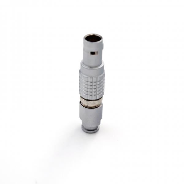 Quality Self Locking Circular Push Pull Connectors 6 Pin 7A Male Plug Silver Color for sale