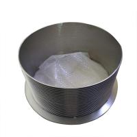 China Rectangle Hole Shape Sieve Screen For Paper Industry With Seam Size 0.1-0.55 factory