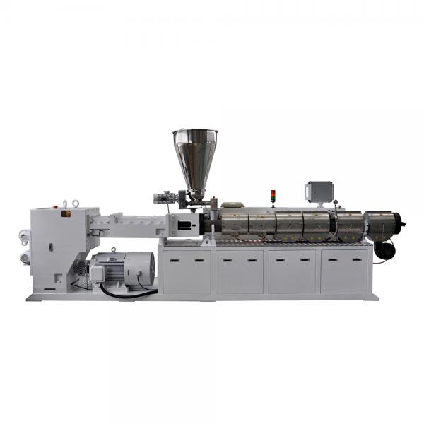 Quality Plastic Recycling Extruder Machine / Twin Screw PVC Extruder Machine output 700kg/H PS107/28 for sale