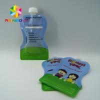 China Reusable Food Pouch Packaging / Leak Proof Baby Food Pouches With Dual Zipper factory