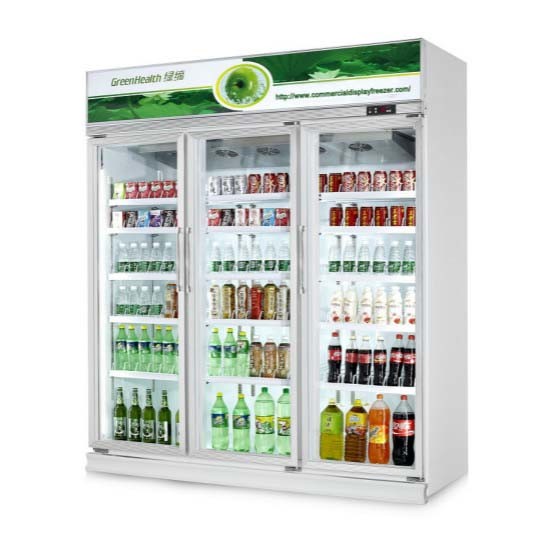 Quality Commercial Upright Beverage Display Fridge For Cold Drinks / Meat 540W for sale