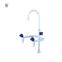 China Triple Outlet Laboratory Sink Tap Corrosion Resistant 360 Degree Rotate Lab Faucet for sale