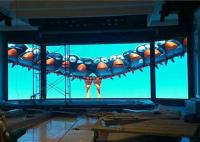 China Wall Mounted Curved Indoor Full Color Led Display P3.91 860w High Brightness factory
