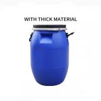 Quality Rustproof Plastic Chemical Container Storage 60L Open Head Round for sale