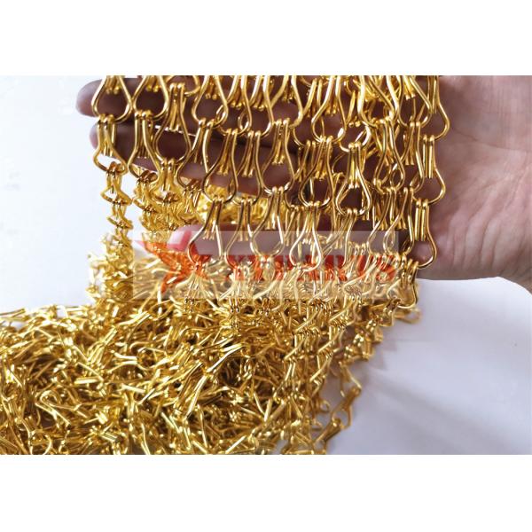 Quality DIY Aluminum Chain Curtain Variours Color And Dimensions For Space Divider for sale