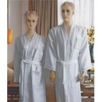 China Waffle Type Hotel Towelling Robe Quick Dry Thermal Breathable 1300g factory
