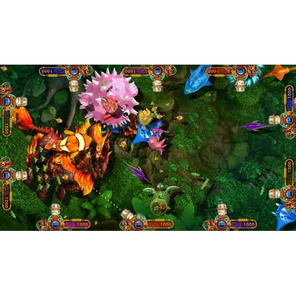 Quality Multiplayer Fish Game Software Machine Durable 55" HD 110V/220V for sale