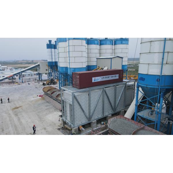 Quality Customized 2-6 Hours Concrete Cooling System 10-100 Ton/Hour With Screw Compressor for sale