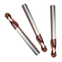 Quality Solid 2 Flutes R3 Tungsten Carbide End Mills Hrc65 SX For High Hardness Steel for sale