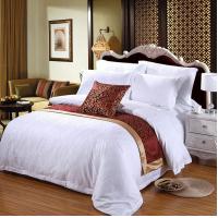 China Response within 24 Hours 4pcs Satin Stitch Duvet Bedding Set for King Size Double Bed factory