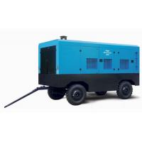 China Portable Diesel Powered Air Compressor Mobile For Drilling Rig Road Construction for sale