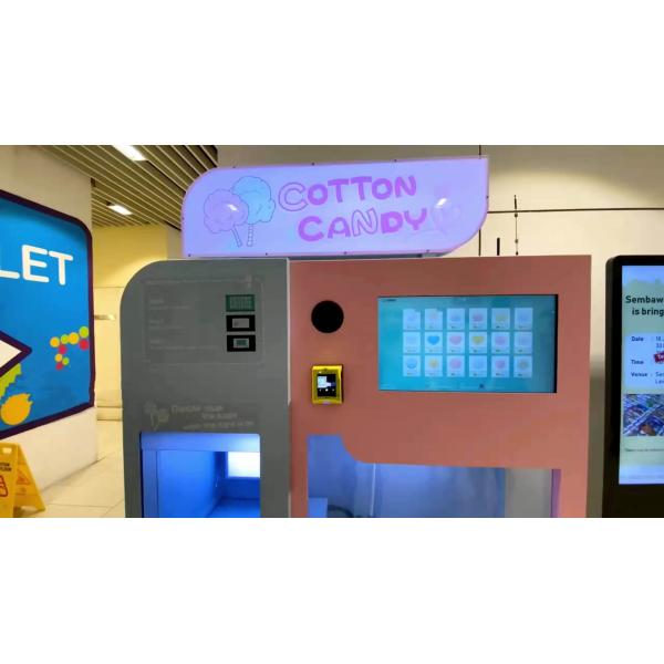Quality Hot Selling Automatic cotton candy vending machine Smart Commercial Electric for sale