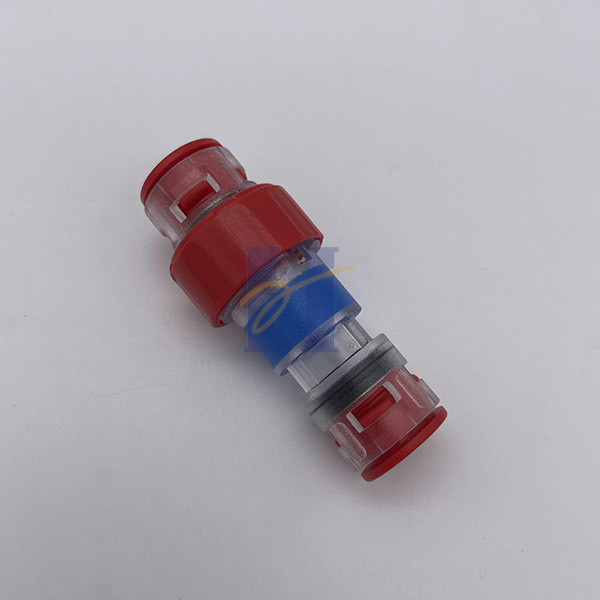 Quality High Pressure Resistance Microduct Connector with NBR Seal and Transparent for sale