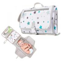 China Waterproof Portable Diaper Changing Pad With Pockets for sale