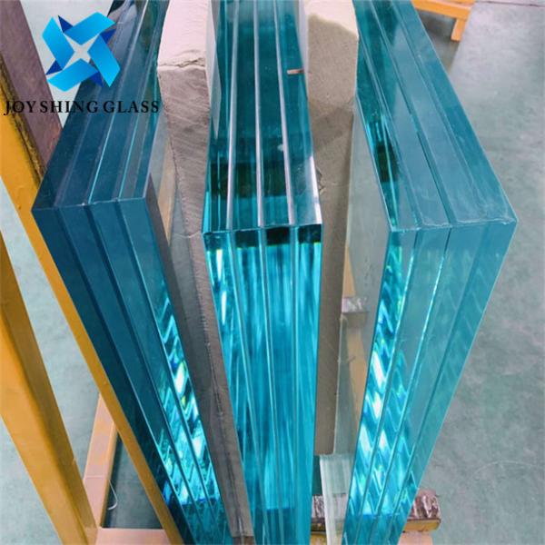 Quality Tempered Bullet Proof Glass Laminated Solid Structure Flat Shape for sale