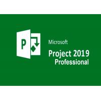 China Windows System Microsoft Project Professional 2019 Retail Box Package 64 Bit 1 PC Lifetime factory