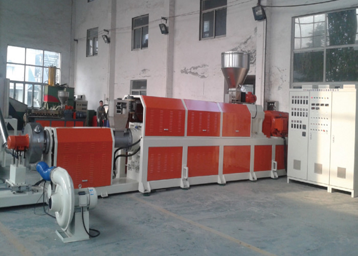China Pvc Pp Pet Waste Plastic Recycling Pelletizing Machine , Waste Plastic Extruder factory
