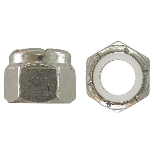 Quality Precision Hex Head Lock Nuts - 7/8-in Dia - 9 Pitch - Zinc-Plated - Nylon Insert for sale