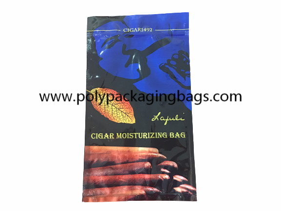 Quality Custom Printed High Quality Cigar Leaves In Plastic Composite Packaging Bags for sale