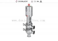 China DN 25-DN100 Clamped Stainless Steel 304 Regulating valve Standard Normally Closed factory