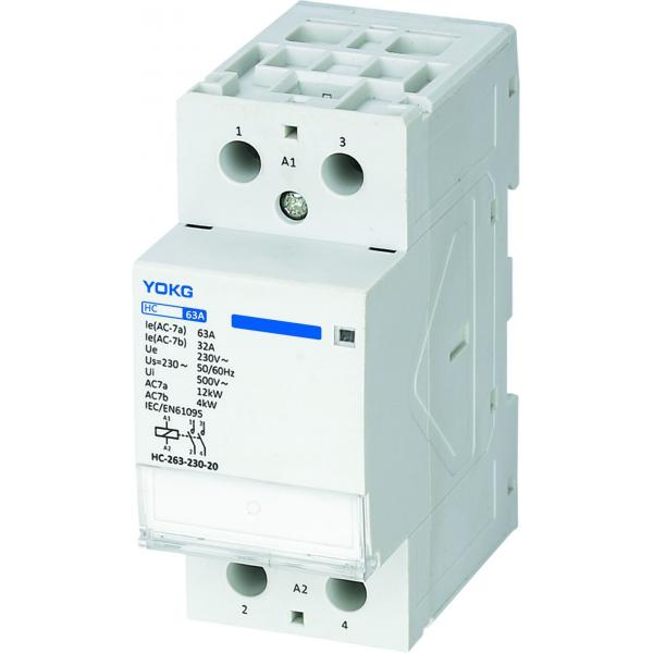 Quality AC Coil 2 Pole Lighting Contactor HC-263 4 Pole 63A 230V for sale