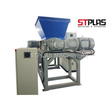 Quality Waste Film Plastic Shredder Machine , Double Roller Plastic Recycling Crusher for sale
