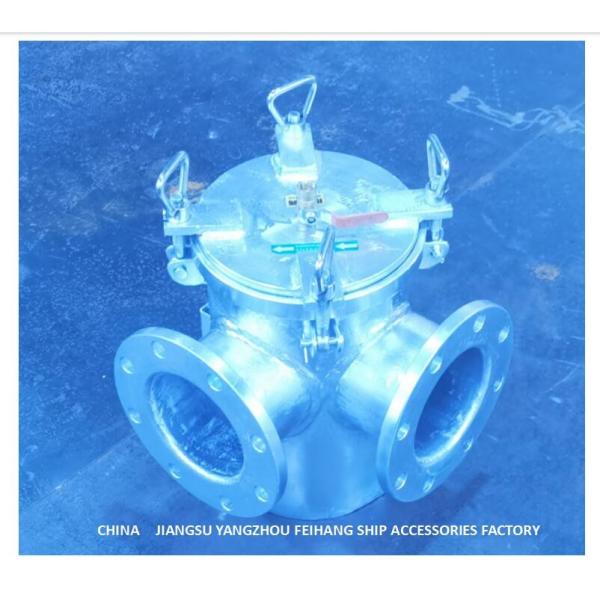 Quality Right-Angle Suction Coarse Water Filter For Marine Seawater Cooling System BRS100 CB/T497-2012 for sale