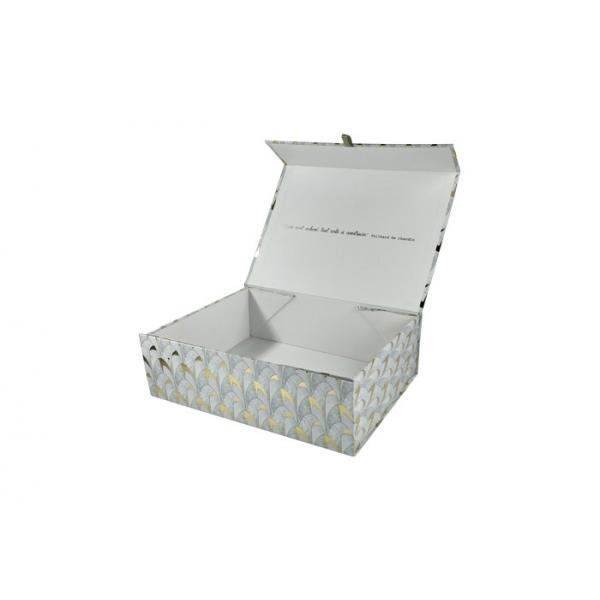 Quality Exquisite Flat Recycled Collapsible Gift Boxes , Rigid Cardboard Gift Boxes for sale