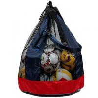 Quality 420D Oxford Cloth Mesh Soccer Ball Bag 65 X 65 X 82 Cm Size Big Loaded Ball Package for sale