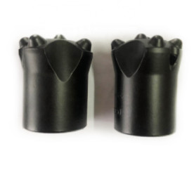 Quality Quarrying Rock Drilling Bits Hex 22mm Taper Bit 34mm With 6 Buttons for sale