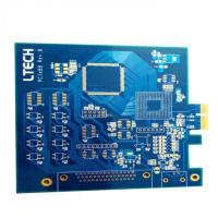 China IMS PCB 3d printers Gold finger PCB blue solder mask PCB smt pcb assembly factory