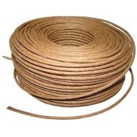 China Cable Filler Yarn Brown Kraft Paper Rope Twisted 5 / 32'' 4mm For Wire factory