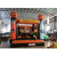 China Inflatable Halloween Pumpkin Theme Minnie Mouse Jumping Castle Inflatable Halloween Bouncer factory