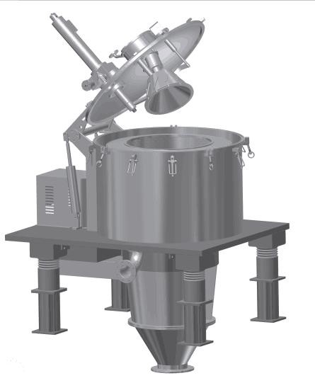 Quality PPBL Plate Bag Lifting Top Discharge Centrifuge For Filtering Poisonous for sale
