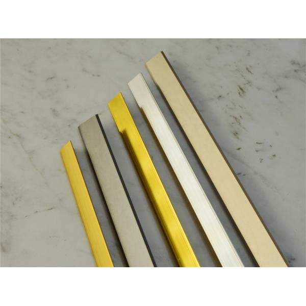 Quality Metal Material Aluminum Tile Trim Customized For Wall Corner Edge Floor for sale