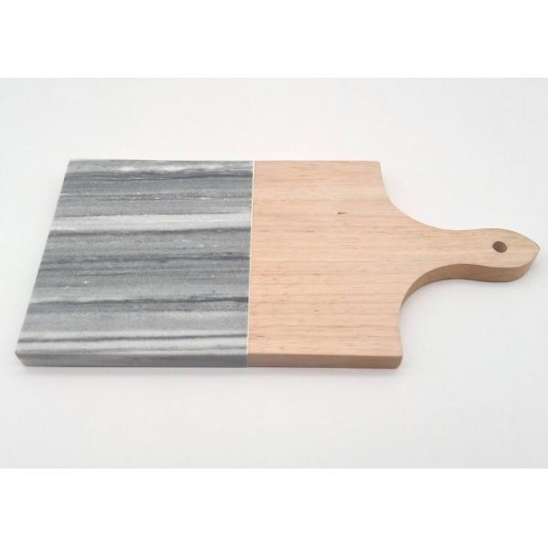 Quality Cheese Chopping Stone Placemats , Rectangle Wooden Marble Cutting Board for sale